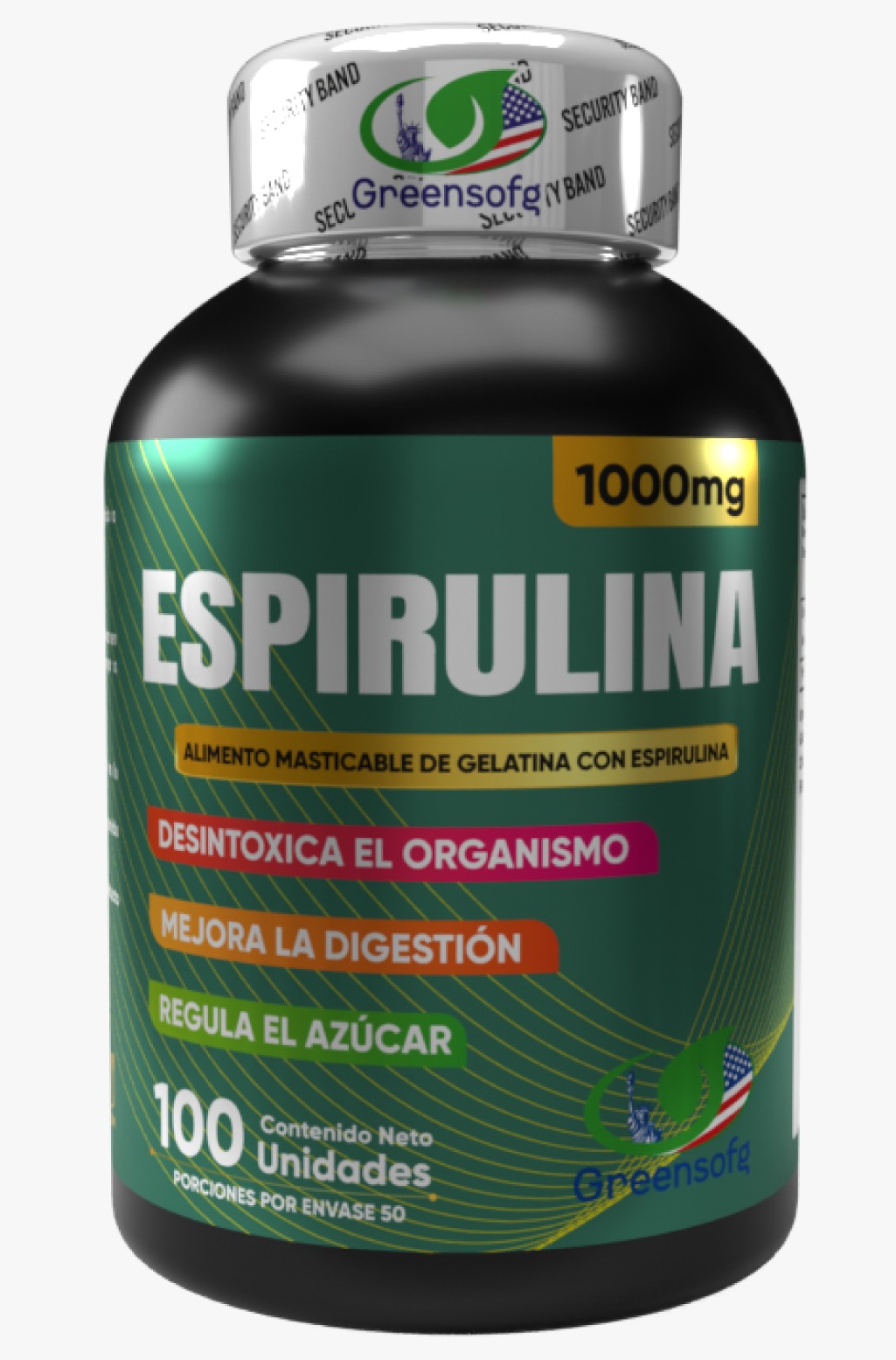 ESPIRULINA X 100 SOFGELS